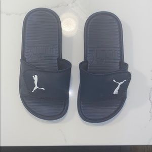 Puma Navy Slides